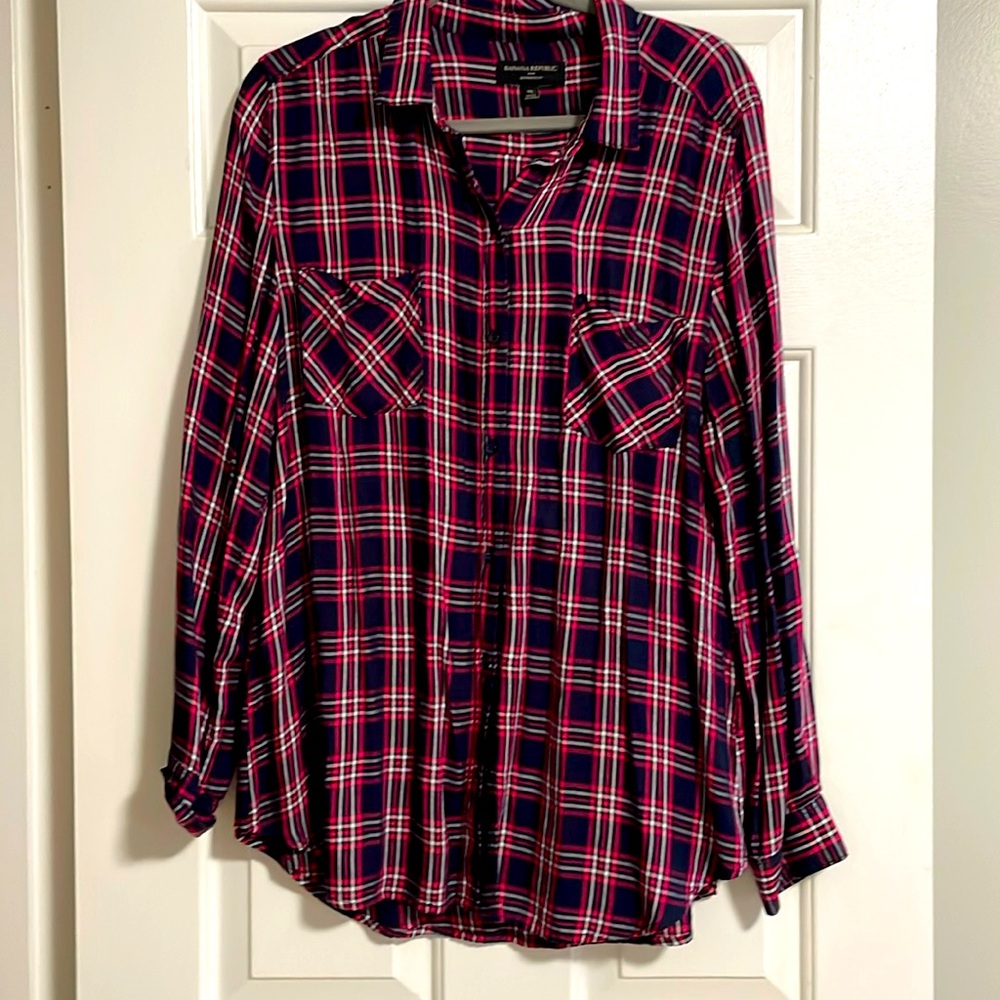 Banana Republic plaid shirt